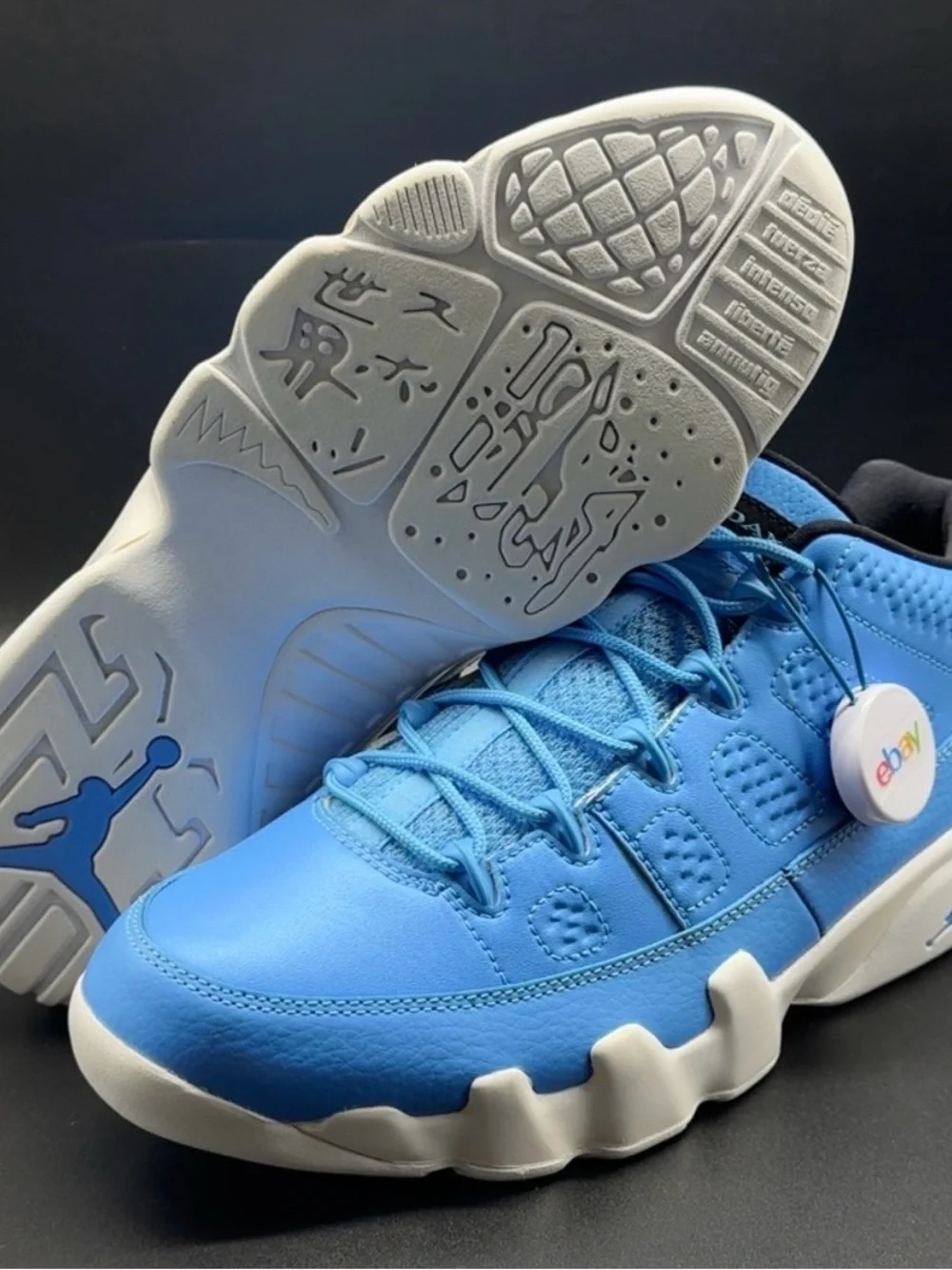 Air jordan 9 low pantone 832822-401 US size 9.5